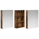 vidaXL Fürdőszobai Szekrény Szett 3 pcs 140 x 14,5 x 70 cm Faanyag