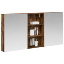 vidaXL Fürdőszobai Szekrény Szett 3 pcs 140 x 14,5 x 70 cm Faanyag