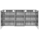 vidaXL Fürdőszobai Szekrény Szett 3 pcs 140 x 14,5 x 70 cm Faanyag