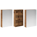 vidaXL Fürdőszobai Szekrény Szett 3 pcs 140 x 14,5 x 70 cm Faanyag