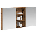 vidaXL Fürdőszobai Szekrény Szett 3 pcs 140 x 14,5 x 70 cm Faanyag