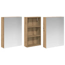 vidaXL Fürdőszobai Szekrény Szett 3 pcs 140 x 14,5 x 70 cm Faanyag