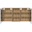 vidaXL Fürdőszobai Szekrény Szett 3 pcs 140 x 14,5 x 70 cm Faanyag