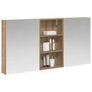vidaXL Fürdőszobai Szekrény Szett 3 pcs 140 x 14,5 x 70 cm Faanyag