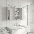 vidaXL Fürdőszobai Szekrény Szett 3 pcs 140 x 14,5 x 70 cm Faanyag