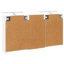 vidaXL Fürdőszobai Szekrény Szett 3 pcs 140 x 14,5 x 70 cm Faanyag