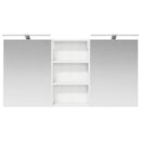 vidaXL Fürdőszobai Szekrény Szett 3 pcs 140 x 14,5 x 70 cm Faanyag