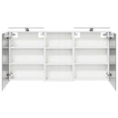 vidaXL Fürdőszobai Szekrény Szett 3 pcs 140 x 14,5 x 70 cm Faanyag