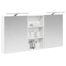 vidaXL Fürdőszobai Szekrény Szett 3 pcs 140 x 14,5 x 70 cm Faanyag