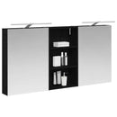 vidaXL Fürdőszobai Szekrény Szett 3 pcs 140 x 14,5 x 70 cm Faanyag