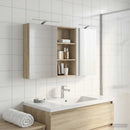 vidaXL Fürdőszobai Szekrény Szett 3 pcs 140 x 14,5 x 70 cm Faanyag