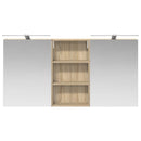 vidaXL Fürdőszobai Szekrény Szett 3 pcs 140 x 14,5 x 70 cm Faanyag