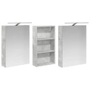 vidaXL Fürdőszobai Szekrény Szett 3 pcs 140 x 14,5 x 70 cm Faanyag