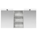 vidaXL Fürdőszobai Szekrény Szett 3 pcs 140 x 14,5 x 70 cm Faanyag