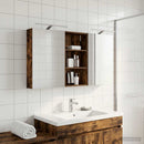 vidaXL Fürdőszobai Szekrény Szett 3 pcs 140 x 14,5 x 70 cm Faanyag