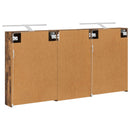 vidaXL Fürdőszobai Szekrény Szett 3 pcs 140 x 14,5 x 70 cm Faanyag