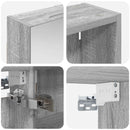 vidaXL Fürdőszobai Szekrény Szett 3 pcs 140 x 14,5 x 70 cm Faanyag