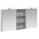 vidaXL Fürdőszobai Szekrény Szett 3 pcs 140 x 14,5 x 70 cm Faanyag