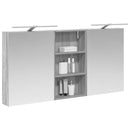 vidaXL Fürdőszobai Szekrény Szett 3 pcs 140 x 14,5 x 70 cm Faanyag