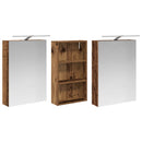 vidaXL Fürdőszobai Szekrény Szett 3 pcs 140 x 14,5 x 70 cm Faanyag