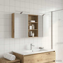 vidaXL Fürdőszobai Szekrény Szett 3 pcs 140 x 14,5 x 70 cm Faanyag