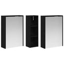 vidaXL Fürdőszobai Szekrény Szett 3 pcs 106 x 16 x 62,5 cm Faanyag