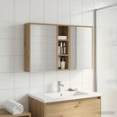 vidaXL Fürdőszobai Szekrény Szett 3 pcs 106 x 16 x 62,5 cm Faanyag