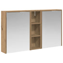 vidaXL Fürdőszobai Szekrény Szett 3 pcs 106 x 16 x 62,5 cm Faanyag