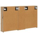 vidaXL Fürdőszobai Szekrény Szett 3 pcs 106 x 16 x 62,5 cm Faanyag
