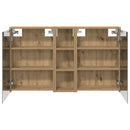 vidaXL Fürdőszobai Szekrény Szett 3 pcs 106 x 16 x 62,5 cm Faanyag