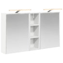 vidaXL Fürdőszobai Szekrény Szett 3 pcs 106 x 16 x 62,5 cm Faanyag