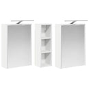 vidaXL Fürdőszobai Szekrény Szett 3 pcs 106 x 16 x 62,5 cm Faanyag