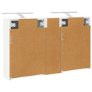 vidaXL Fürdőszobai Szekrény Szett 3 pcs 106 x 16 x 62,5 cm Faanyag