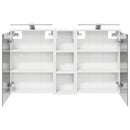 vidaXL Fürdőszobai Szekrény Szett 3 pcs 106 x 16 x 62,5 cm Faanyag