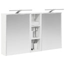 vidaXL Fürdőszobai Szekrény Szett 3 pcs 106 x 16 x 62,5 cm Faanyag
