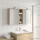 vidaXL Fürdőszobai Szekrény Szett 3 pcs 106 x 16 x 62,5 cm Faanyag