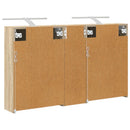 vidaXL Fürdőszobai Szekrény Szett 3 pcs 106 x 16 x 62,5 cm Faanyag