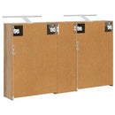 vidaXL Fürdőszobai Szekrény Szett 3 pcs 106 x 16 x 62,5 cm Faanyag