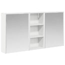 vidaXL Fürdőszobai Szekrény Szett 3 pcs 116 x 16 x 62,5 cm Faanyag
