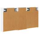 vidaXL Fürdőszobai Szekrény Szett 3 pcs 116 x 16 x 62,5 cm Faanyag
