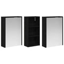 vidaXL Fürdőszobai Szekrény Szett 3 pcs 116 x 16 x 62,5 cm Faanyag
