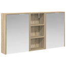 vidaXL Fürdőszobai Szekrény Szett 3 pcs 116 x 16 x 62,5 cm Faanyag