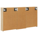 vidaXL Fürdőszobai Szekrény Szett 3 pcs 116 x 16 x 62,5 cm Faanyag