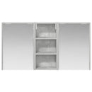 vidaXL Fürdőszobai Szekrény Szett 3 pcs 116 x 16 x 62,5 cm Faanyag