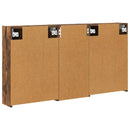 vidaXL Fürdőszobai Szekrény Szett 3 pcs 116 x 16 x 62,5 cm Faanyag