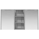 vidaXL Fürdőszobai Szekrény Szett 3 pcs 116 x 16 x 62,5 cm Faanyag