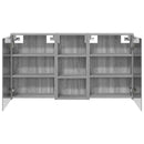 vidaXL Fürdőszobai Szekrény Szett 3 pcs 116 x 16 x 62,5 cm Faanyag