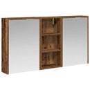 vidaXL Fürdőszobai Szekrény Szett 3 pcs 116 x 16 x 62,5 cm Faanyag