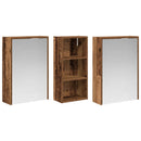 vidaXL Fürdőszobai Szekrény Szett 3 pcs 116 x 16 x 62,5 cm Faanyag