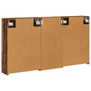 vidaXL Fürdőszobai Szekrény Szett 3 pcs 116 x 16 x 62,5 cm Faanyag